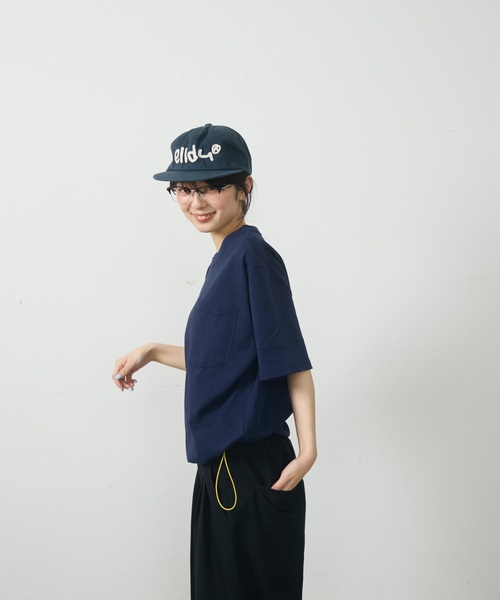 UNDERSTATEMENTs（アンダーステイトメント）の「【ユニセックス】配色ドローコードポケットTシャツ（Tシャツ/カットソー・メンズ・ネイビー/ホワイト/レッド/ブラック・MEDIUM/LARGE）」の10枚目の写真