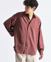 417 EDIFICE | Pクレープ レギュラーシャツ(シャツ/ブラウス)
