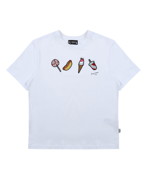 FIFI LAPIN(フィフィラパン)の「女性スナックワッペンエンブレム半袖Tシャツ/FM9WTS09F ホワイト(Tシャツ/カットソー・レディース・その他・FREE)」の2枚目の写真