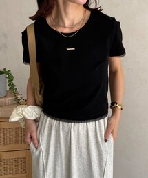 Thevon | チャーム付きコンパクトTシャツ(Tシャツ/カットソー)