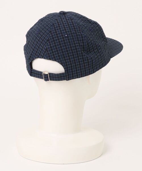 SPINNS（スピンズ）の「コットンキャップ/チェック柄/ロゴ（キャップ・レディース・ネイビー・ONESIZE）」の2枚目の写真