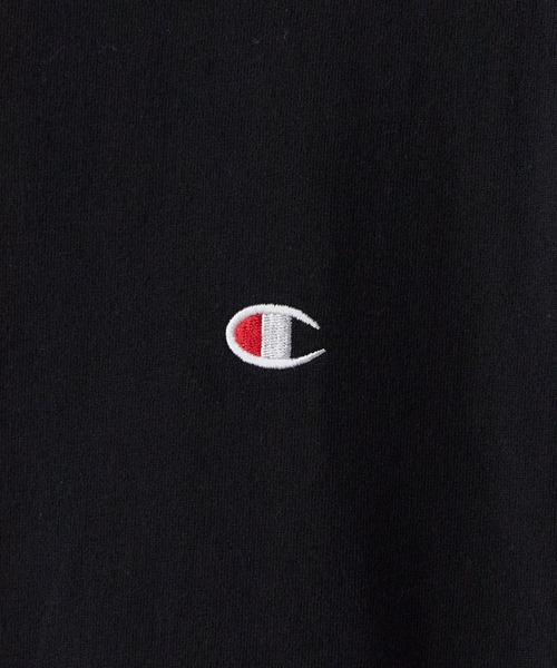 Champion(チャンピオン)の「Champion/チャンピオン ワンポイント ロゴワッペン クルーネック半袖Tシャツ コットン カジュアル ストリート シンプル 2026年 夏 夏服 秋服(Tシャツ/カットソー・メンズ・ホワイト/ライトブルー/ブラック/ネイビー/ライトグリーン・M/L/XL)」の7枚目の写真