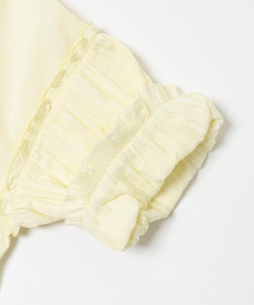 URBAN RESEARCH DOORS（アーバンリサーチドアーズ）の「『親子リンク』コットンボイルパフスリーブワンピース(KIDS)（ワンピース・キッズ・ミント/イエロー・120/135/105）」の4枚目の写真