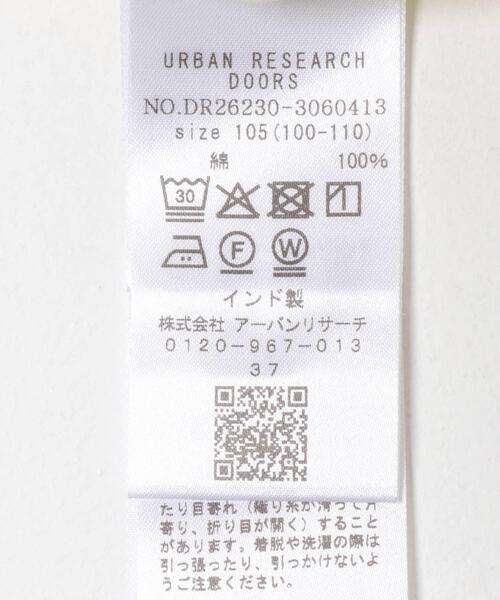 URBAN RESEARCH DOORS（アーバンリサーチドアーズ）の「『親子リンク』コットンボイルパフスリーブワンピース(KIDS)（ワンピース・キッズ・ミント/イエロー・120/135/105）」の7枚目の写真