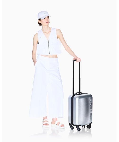 ARMANI EXCHANGE(アルマーニエクスチェンジ)の「【A|X アルマーニ エクスチェンジ】<ZOZO限定>コットンツイル ワイドパンツ(その他パンツ・レディース・ホワイト・6/4/2/0)」の3枚目の写真
