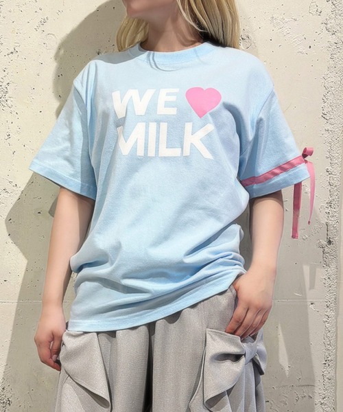 MILK(ミルク)の「We Love MILK Tシャツ(Tシャツ/カットソー・レディース・C/A/B・FREE)」の3枚目の写真