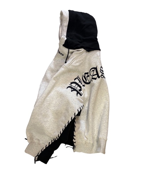 DISCOVERED（ディスカバード）の「PLEASURES x DISCOVERED DOUBLE LAYERED HOODIE（パーカー・メンズ・ブルー/ブラック/ホワイト/ピンク・FREE）」の14枚目の写真