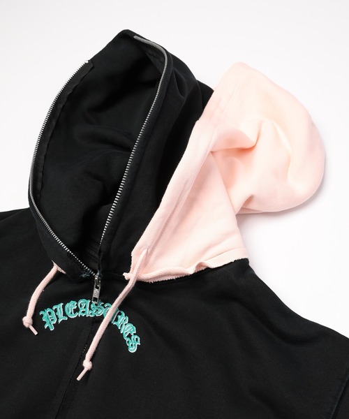DISCOVERED(ディスカバード)の「PLEASURES x DISCOVERED DOUBLE LAYERED HOODIE(パーカー・メンズ・ブルー/ブラック/ホワイト/ピンク・FREE)」の14枚目の写真