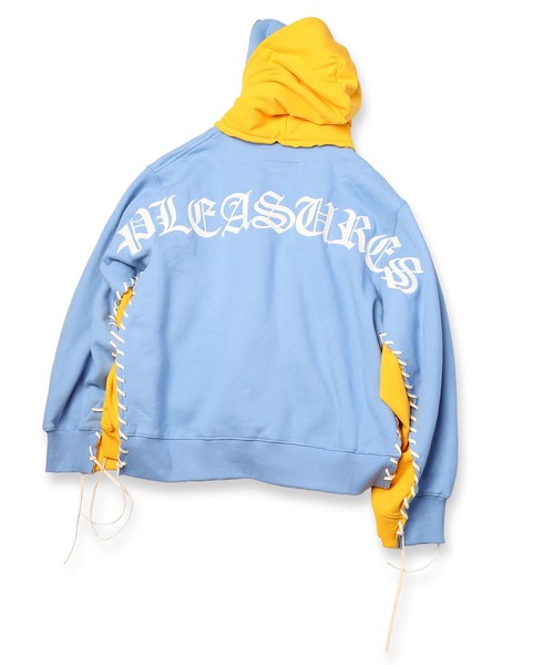 DISCOVERED(ディスカバード)の「PLEASURES x DISCOVERED DOUBLE LAYERED HOODIE(パーカー・メンズ・ブルー/ブラック/ホワイト/ピンク・FREE)」の7枚目の写真