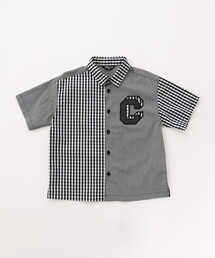 COMME CA ISM | ギンガムチェック 半袖 シャツ(シャツ/ブラウス)