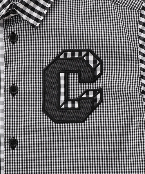 COMME CA ISM（コムサイズム）の「ギンガムチェック 半袖 シャツ（シャツ/ブラウス・キッズ・ブラック・140cm/130cm/120cm/110cm/100cm/150cm）」の6枚目の写真
