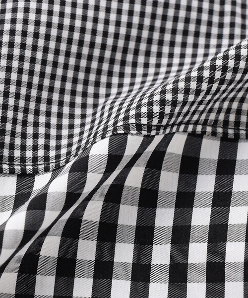 COMME CA ISM（コムサイズム）の「ギンガムチェック 半袖 シャツ（シャツ/ブラウス・キッズ・ブラック・140cm/130cm/120cm/110cm/100cm/150cm）」の8枚目の写真