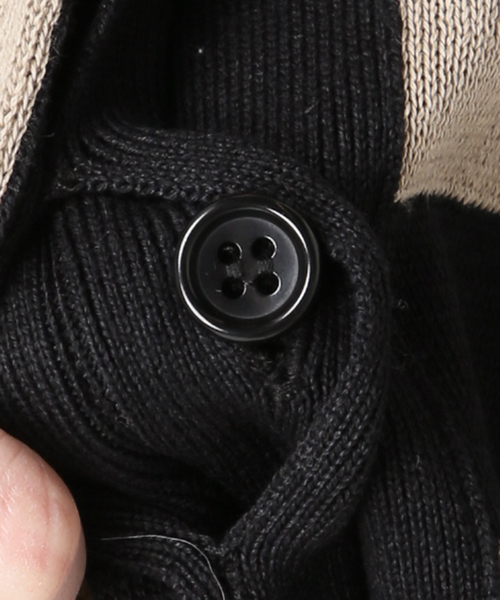 journal standard L'essage(ジャーナルスタンダードレサージュ)の「ボーダー襟つきニット(ニット/セーター・レディース・ブラウン/ブラック・FREE)」の21枚目の写真