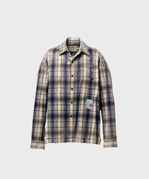 【MIHARAYASUHIRO/ミハラヤスヒロ】J16SH181 CHECK L/S SHIRT/Vintage Like Check Shirt