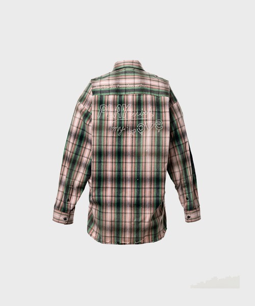 Maison MIHARA YASUHIRO（メゾンミハラヤスヒロ）の「【MIHARAYASUHIRO/ミハラヤスヒロ】J16SH181 CHECK L/S SHIRT/Vintage Like Check Shirt（シャツ/ブラウス・メンズ・ピンク/ベージュ・46/44）」の7枚目の写真