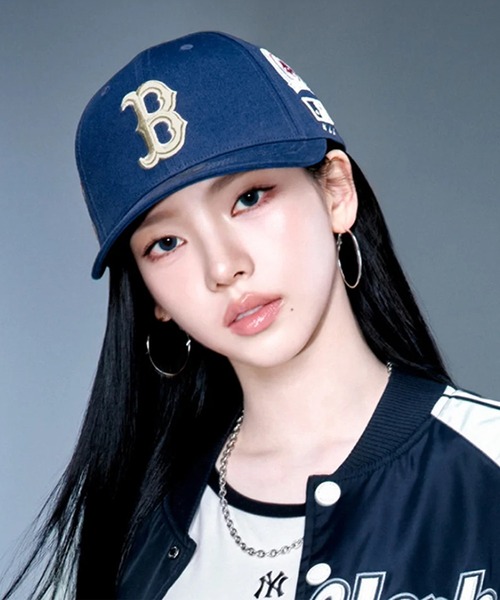 【ヤンキースタジアム購入】“完売商品”NYヤンキース女性用スパンコールキャップ 日本未入荷】MLB KOREA シグネチャー オールオーバーパッチ