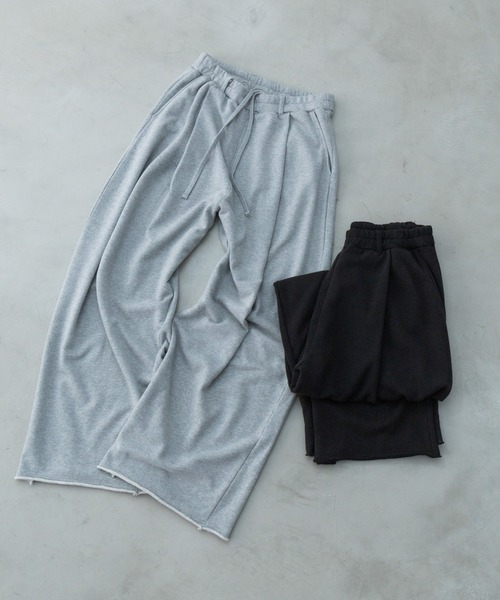 SINSS(シンス)の「One tuck wide sweat pants / ワンタックワイドスウェットパンツ(スウェットパンツ・メンズ・ブラック/ライトグレー・X-SMALL/SMALL/MEDIUM/LARGE/X-LARGE)」の16枚目の写真