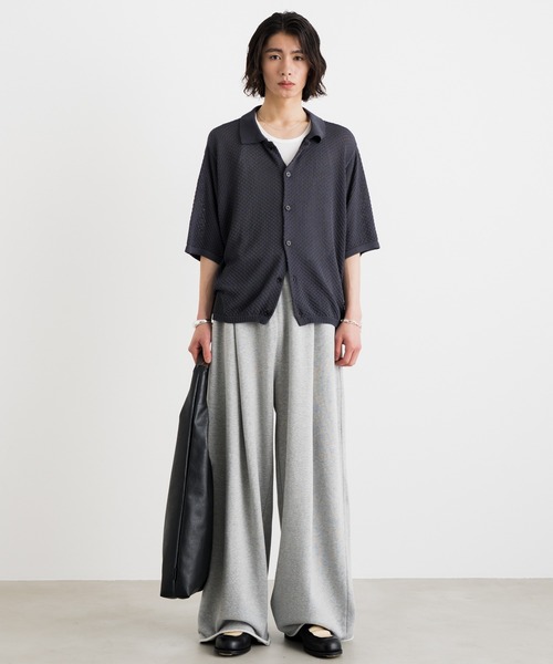 SINSS(シンス)の「One tuck wide sweat pants / ワンタックワイドスウェットパンツ(スウェットパンツ・メンズ・ブラック/ライトグレー・X-SMALL/SMALL/MEDIUM/LARGE/X-LARGE)」の20枚目の写真
