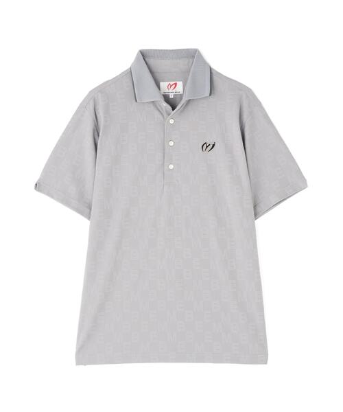 MASTER BUNNY EDITION（マスターバニーエディション）の「【MASTER BUNNY EDITION】凸凹ジャガード（ポロシャツ・メンズ・グレー系その他/ホワイト/ブラック・X-LARGE/LARGE/MEDIUM）」の3枚目の写真