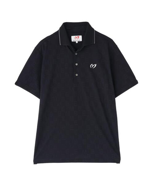 MASTER BUNNY EDITION（マスターバニーエディション）の「【MASTER BUNNY EDITION】凸凹ジャガード（ポロシャツ・メンズ・グレー系その他/ホワイト/ブラック・X-LARGE/LARGE/MEDIUM）」の2枚目の写真