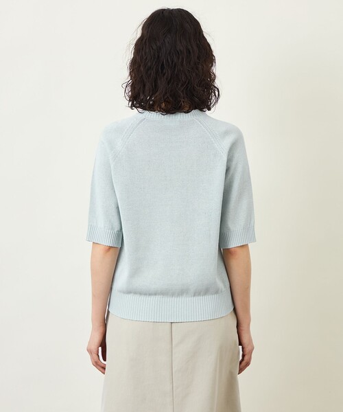 MACKINTOSH PHILOSOPHY(マッキントッシュ フィロソフィー)の「GREY LABELペーパーヤーンニットプルオーバー(Tシャツ/カットソー・レディース・ブラック/ベージュ/ブルー/ブラウン・6/2)」の16枚目の写真