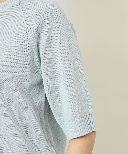 MACKINTOSH PHILOSOPHY(マッキントッシュ フィロソフィー)の「GREY LABELペーパーヤーンニットプルオーバー(Tシャツ/カットソー・レディース・ブラック/ベージュ/ブルー/ブラウン・6/2)」の15枚目の写真