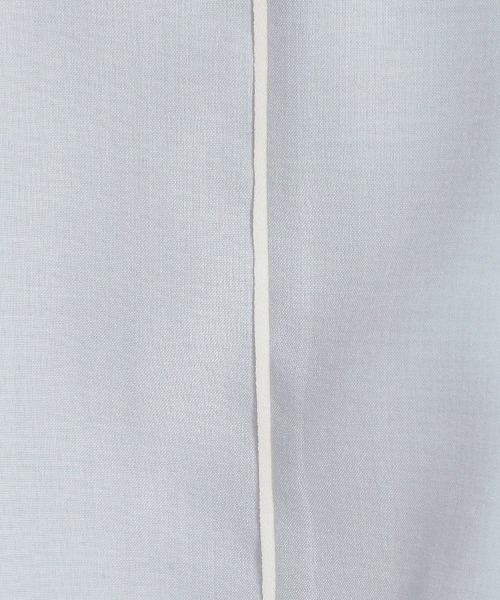 couture brooch（クチュールブローチ）の「【イージーケア・吸水速乾】配色ラッフルブラウス（シャツ/ブラウス・レディース・ネイビー系4/ブルー系9/ベージュ系その他7・40/38/36/42）」の11枚目の写真