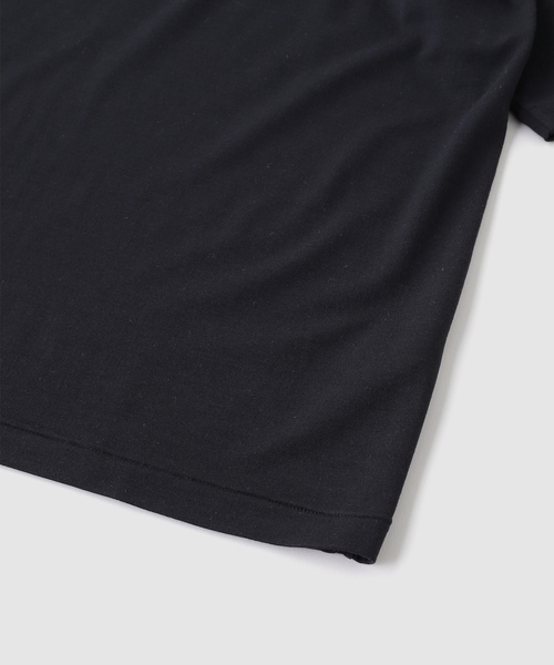 Kaptain Sunshine（キャプテン サンシャイン）の「KAPTAIN SUNSHINE / キャプテンサンシャイン Super Soft Merino Tenjiku（Tシャツ/カットソー・メンズ・ネイビー/ベージュ・4/3）」の5枚目の写真