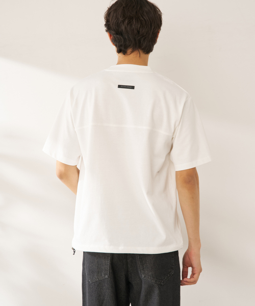 B.C STOCK(ベーセーストック)の「OLIVEDRAB DRAWCODE S/S-Tシャツ(Tシャツ/カットソー・メンズ・ピンク/ホワイト/グレー/ブラック系その他・MEDIUM/X-LARGE/LARGE)」の6枚目の写真