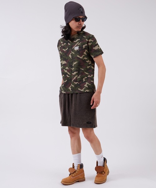 SIDEWAY STANCE(サイドウェイスタンス)の「【SIDEWAY STANCE】 オーバルロゴ 刺しゅう 裏毛 ライトスウェット ショートパンツ(スウェットパンツ・メンズ・ブラック/ネイビー/ワイン・MEDIUM/SMALL/X-LARGE/LARGE)」の16枚目の写真