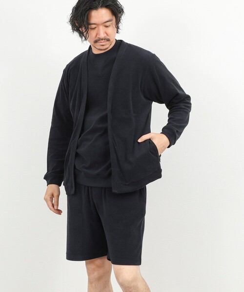 NOLLEY’S(ノーリーズ)の「《セットアップ対応》ボタンレス パイルカーディガン 26SS(カーディガン/ボレロ・メンズ・ネイビー/ブルー/グレー・S/M/L/XL)」の14枚目の写真