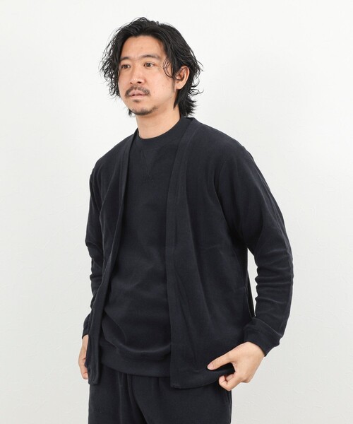NOLLEY’S(ノーリーズ)の「《セットアップ対応》ボタンレス パイルカーディガン 26SS(カーディガン/ボレロ・メンズ・ネイビー/ブルー/グレー・S/M/L/XL)」の15枚目の写真
