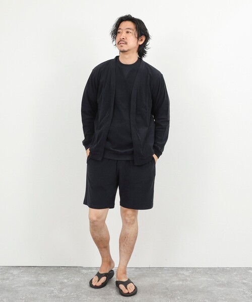 NOLLEY’S(ノーリーズ)の「《セットアップ対応》ボタンレス パイルカーディガン 26SS(カーディガン/ボレロ・メンズ・ネイビー/ブルー/グレー・S/M/L/XL)」の17枚目の写真