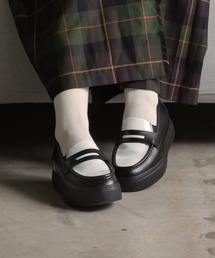 STANDOOL TOKYO（スタンドゥール）の「≪UNISEX≫ +5.5cmヒールアップローファースニーカー/Heel Up Loafer Sneaker 【LYKKE/リッケ】（ローファー）」