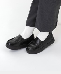 STANDOOL TOKYO（スタンドゥール）の「≪UNISEX≫ +5.5cmヒールアップローファースニーカー/Heel Up Loafer Sneaker 【LYKKE/リッケ】（ローファー）」