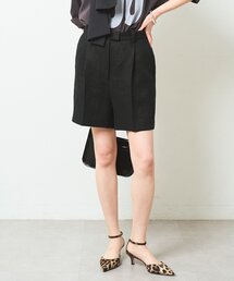 Whim Gazette | リネンハーフタックパンツ(その他パンツ)