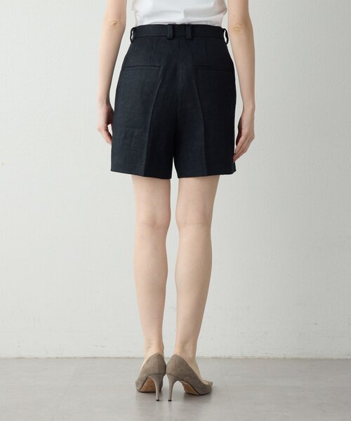 Whim Gazette（ウィムガゼット）の「リネンハーフタックパンツ（その他パンツ・レディース・ブラック/ベージュ・FREE）」の19枚目の写真