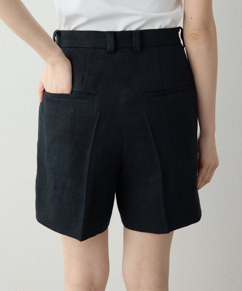 Whim Gazette（ウィムガゼット）の「リネンハーフタックパンツ（その他パンツ・レディース・ブラック/ベージュ・FREE）」の22枚目の写真