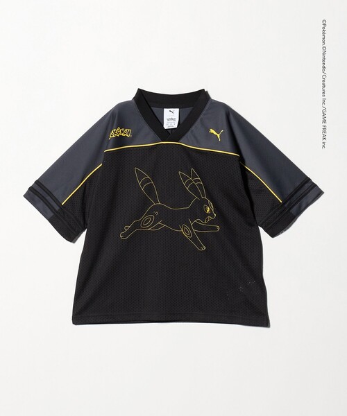 PUMA(プーマ)の「【WEB限定】<PUMA×Pokemon>ジャージ Tシャツ/ キッズ 128cm-152cm(Tシャツ/カットソー・キッズ・ブラック/ライトピンク・140cm/128cm/152)」の2枚目の写真