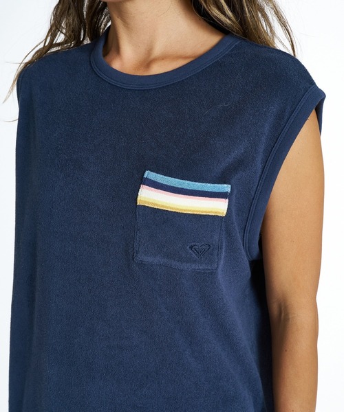 ROXY（ロキシー）の「ROXY SURF SALT&SUN TANK タンクトップ 【2026年夏モデル】/ロキシーストライプタンク（タンクトップ・レディース・ホワイト/ネイビー/オレンジ・LARGE/MEDIUM/SMALL）」の7枚目の写真