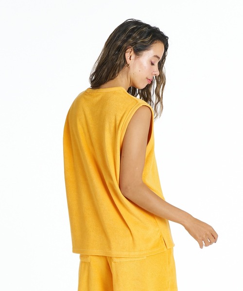 ROXY（ロキシー）の「ROXY SURF SALT&SUN TANK タンクトップ 【2026年夏モデル】/ロキシーストライプタンク（タンクトップ・レディース・ホワイト/ネイビー/オレンジ・LARGE/MEDIUM/SMALL）」の13枚目の写真