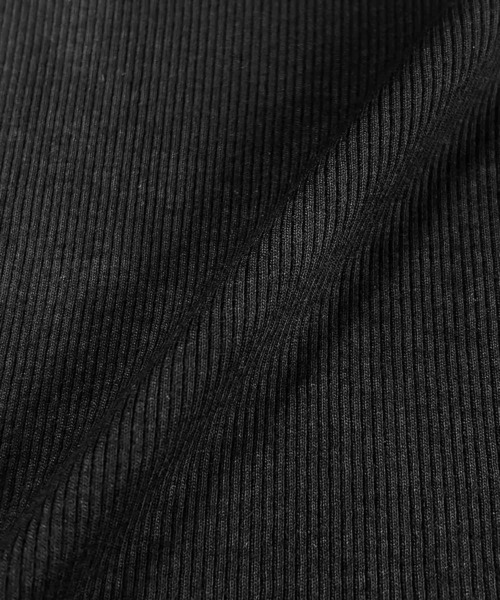 LOWO(ロワ)の「プチハイネックリブストレッチ半袖カットソー(Tシャツ/カットソー・レディース・ホワイト/グレー/ブラック/ダークパープル・FREE)」の18枚目の写真