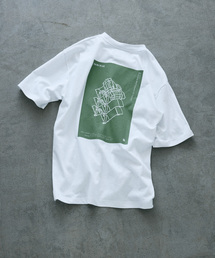 Snow Peak（スノーピーク）の「Snow Peak / スノーピーク 別注 ギア ワイヤーフレーム プリントTシャツ（Tシャツ/カットソー）」