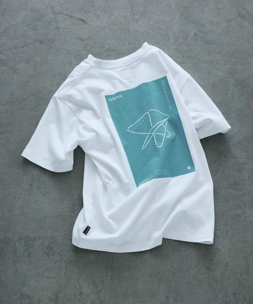 Snow Peak（スノーピーク）の「Snow Peak / スノーピーク 別注 ギア ワイヤーフレーム プリントTシャツ（Tシャツ/カットソー・メンズ・ホワイト×ホワイト/ホワイト/ホワイト系その他・SMALL/MEDIUM/LARGE）」の6枚目の写真