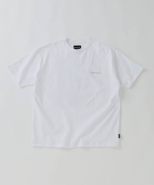 Snow Peak（スノーピーク）の「Snow Peak / スノーピーク 別注 ギア ワイヤーフレーム プリントTシャツ（Tシャツ/カットソー・メンズ・ホワイト×ホワイト/ホワイト/ホワイト系その他・SMALL/MEDIUM/LARGE）」の8枚目の写真