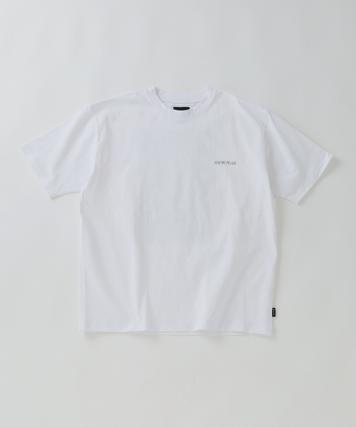 Snow Peak（スノーピーク）の「Snow Peak / スノーピーク 別注 ギア ワイヤーフレーム プリントTシャツ（Tシャツ/カットソー・メンズ・ホワイト×ホワイト/ホワイト/ホワイト系その他・SMALL/MEDIUM/LARGE）」の12枚目の写真