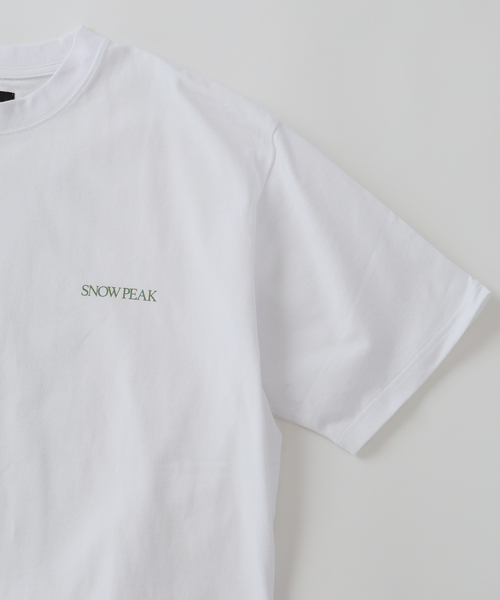 Snow Peak（スノーピーク）の「Snow Peak / スノーピーク 別注 ギア ワイヤーフレーム プリントTシャツ（Tシャツ/カットソー・メンズ・ホワイト×ホワイト/ホワイト/ホワイト系その他・SMALL/MEDIUM/LARGE）」の14枚目の写真