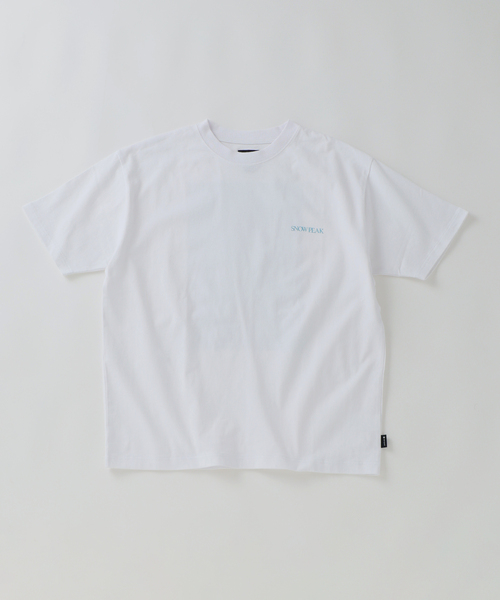 Snow Peak（スノーピーク）の「Snow Peak / スノーピーク 別注 ギア ワイヤーフレーム プリントTシャツ（Tシャツ/カットソー・メンズ・ホワイト×ホワイト/ホワイト/ホワイト系その他・SMALL/MEDIUM/LARGE）」の18枚目の写真