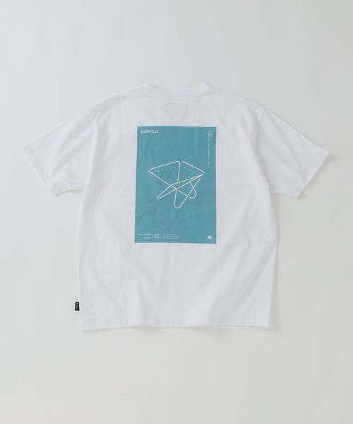 Snow Peak（スノーピーク）の「Snow Peak / スノーピーク 別注 ギア ワイヤーフレーム プリントTシャツ（Tシャツ/カットソー・メンズ・ホワイト×ホワイト/ホワイト/ホワイト系その他・SMALL/MEDIUM/LARGE）」の20枚目の写真