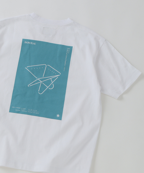 Snow Peak（スノーピーク）の「Snow Peak / スノーピーク 別注 ギア ワイヤーフレーム プリントTシャツ（Tシャツ/カットソー・メンズ・ホワイト×ホワイト/ホワイト/ホワイト系その他・SMALL/MEDIUM/LARGE）」の21枚目の写真